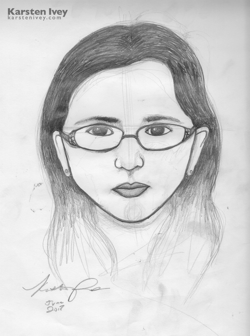 Pencil-drawings-Belinda-Ivey-portrait